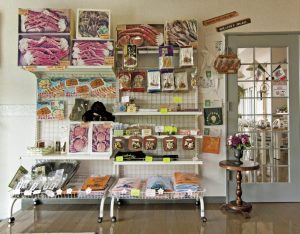 Souvenir and snack food area